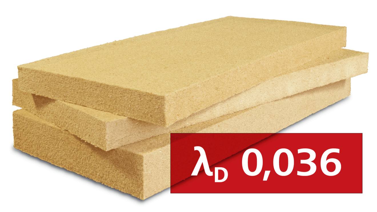 Wood fibre insulation boards with thermal conductivity value λD 0.036 – a sustainable alternative for eco-friendly home insulation